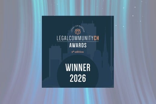 Recognition at the LegalcommunityCH Awards for Loyens & Loeff in Switzerland